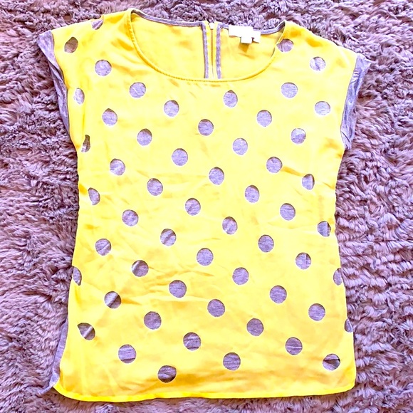 OLIVE & OAK POLKA DOT CUTOUT T-SHIRT - Picture 2 of 8
